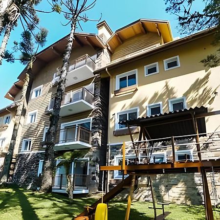 206/2 Apto Luxo Com Piscina Aquecida Gramado Kültér fotó